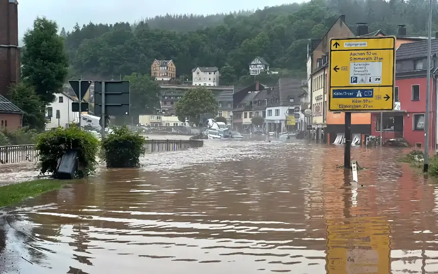 Flut in Gemünd