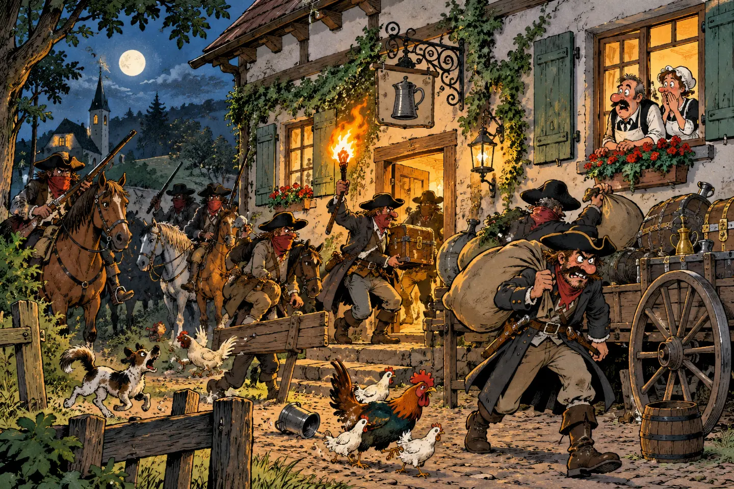 Gasthaus-Überfall