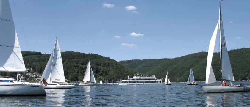 Segeln auf dem Rursee